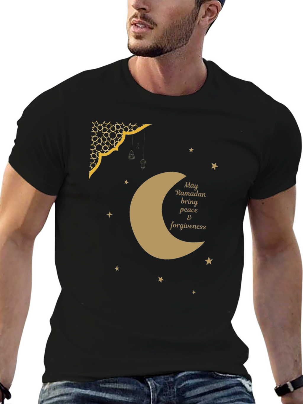 Ramadan Peace T-Shirt - Black
