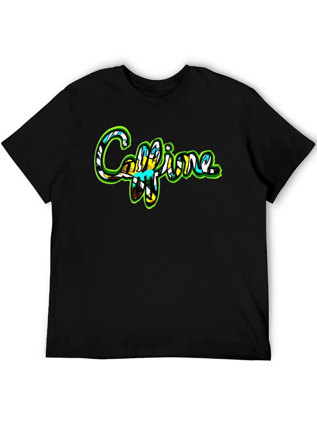 Caffeine Graphic T-Shirt - Black