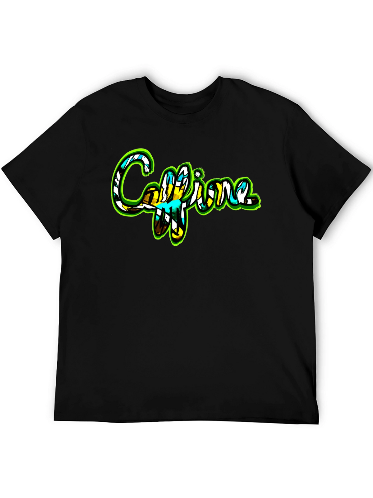 Caffeine Graphic T-Shirt - Black