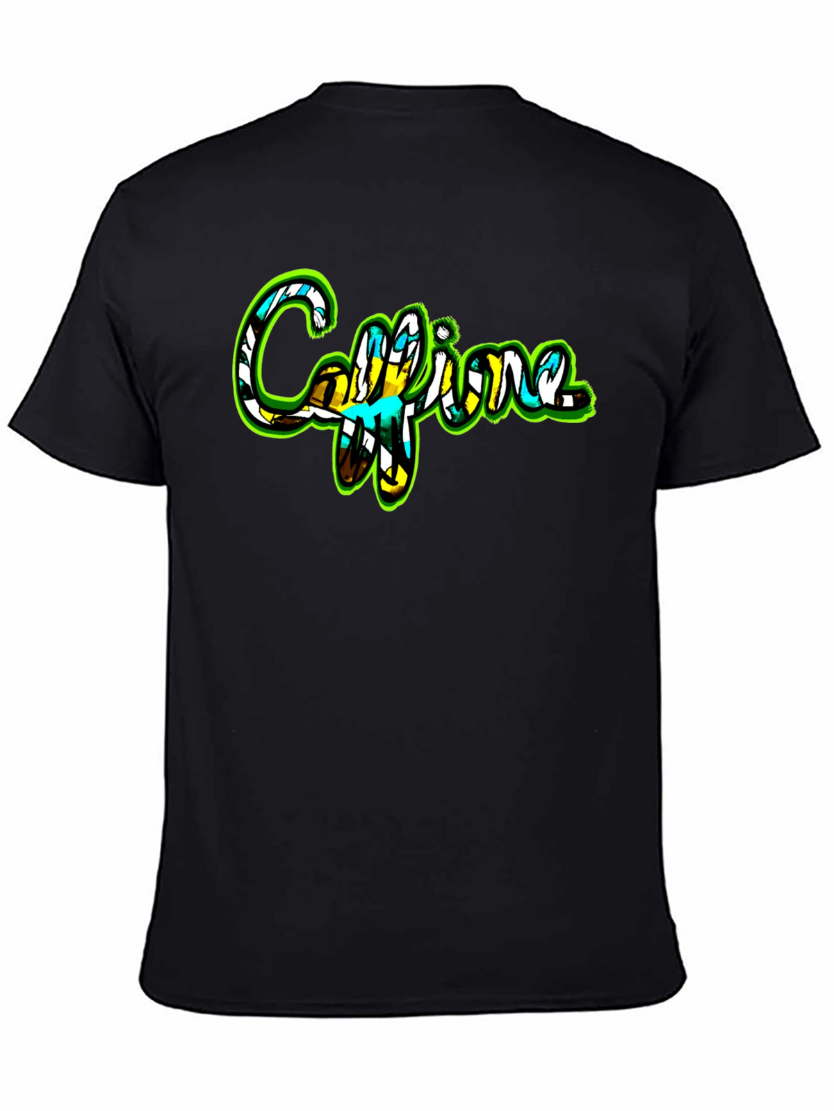 Caffeine Graphic T-Shirt - Black