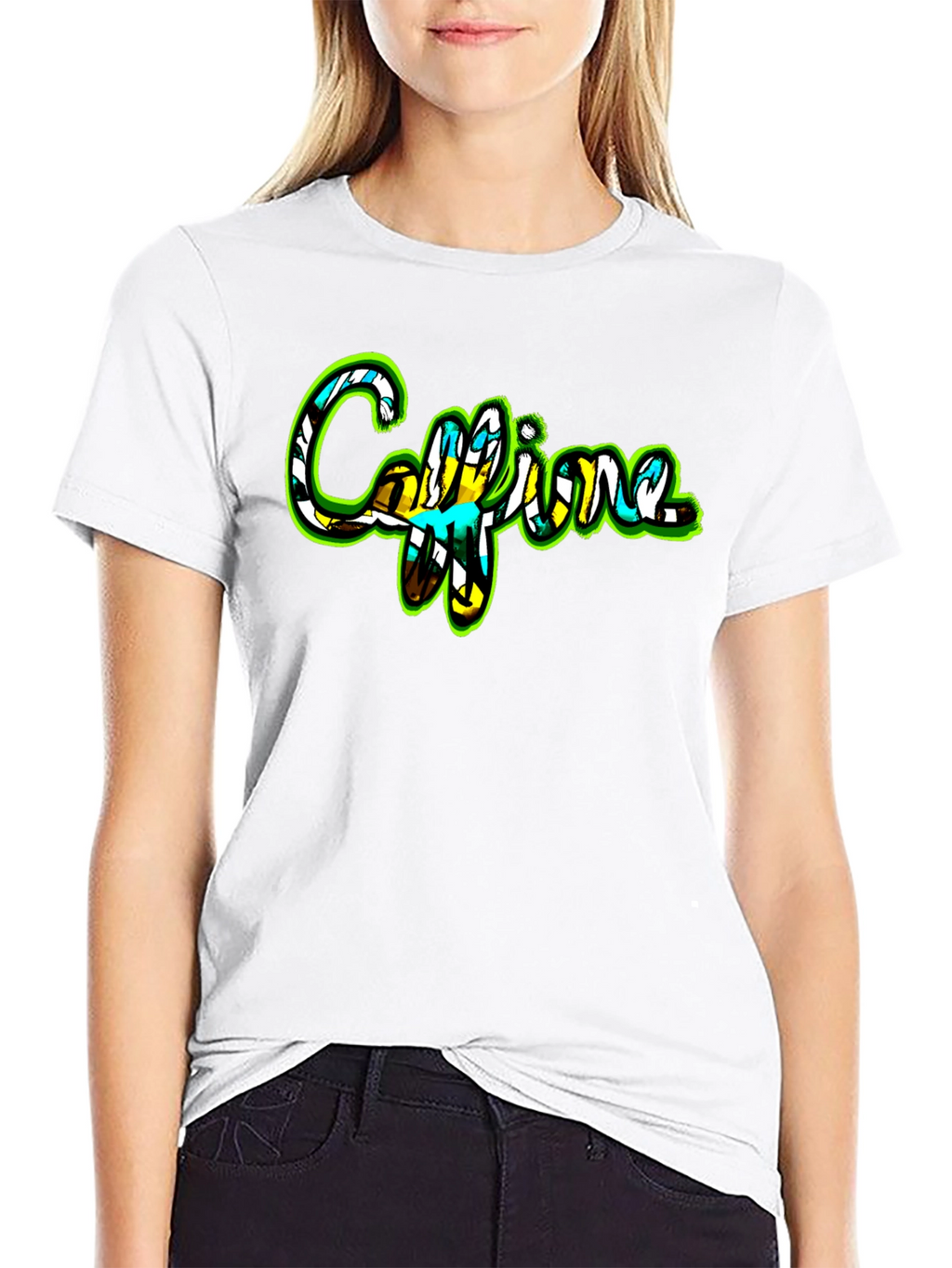 Caffeine Graphic T-Shirt - Black