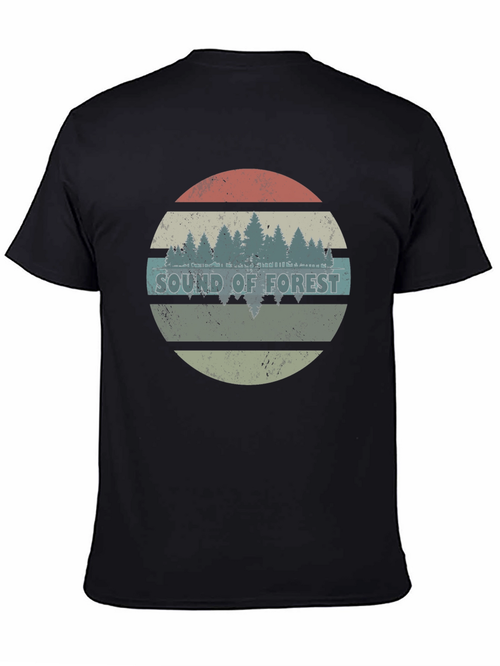 Sound of Forest Graphic Tee - Black