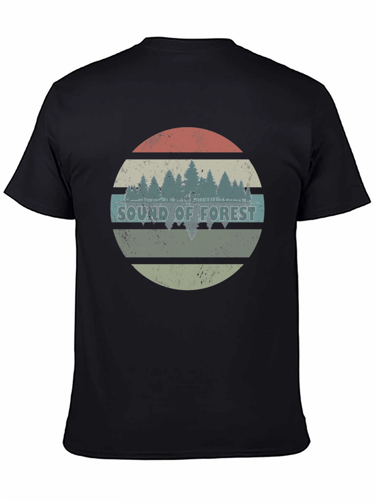 Sound of Forest Graphic Tee - Black