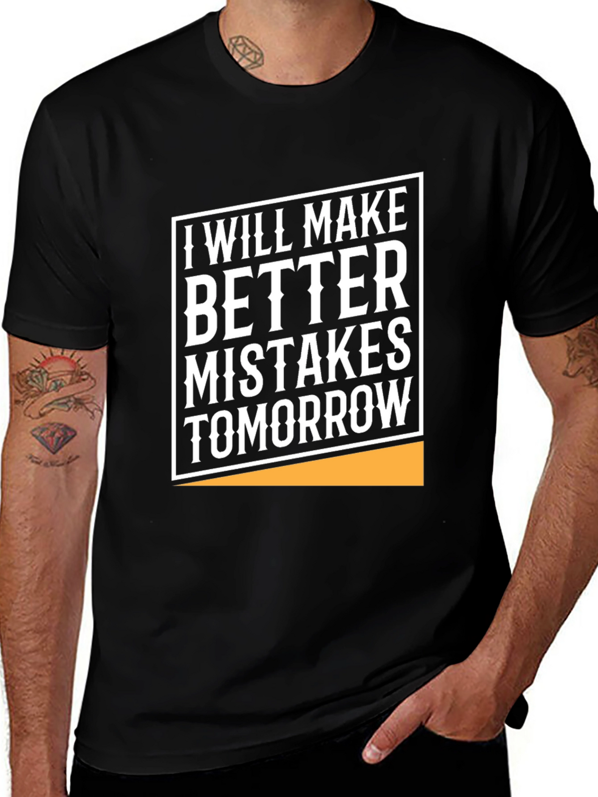 Humorous Graphic Tee - Better Mistakes Tomorrow