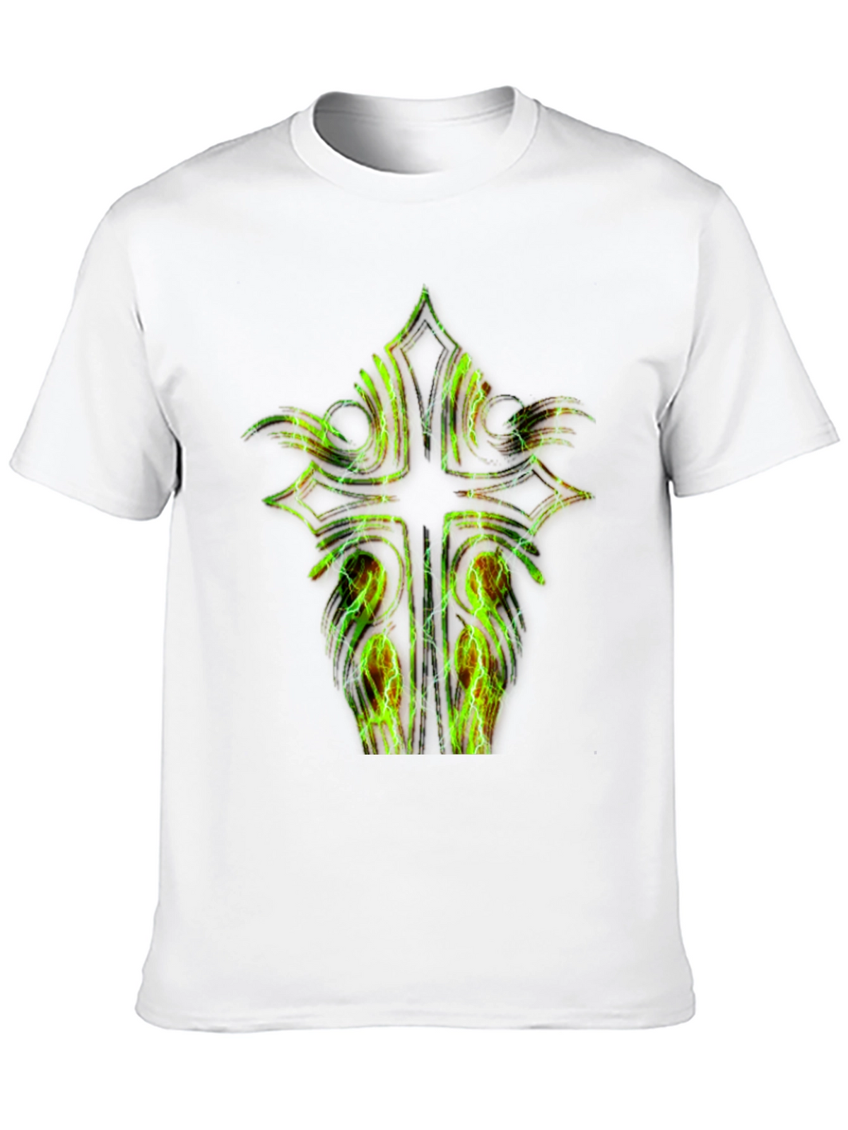 Electric Cross Graphic Black Tee