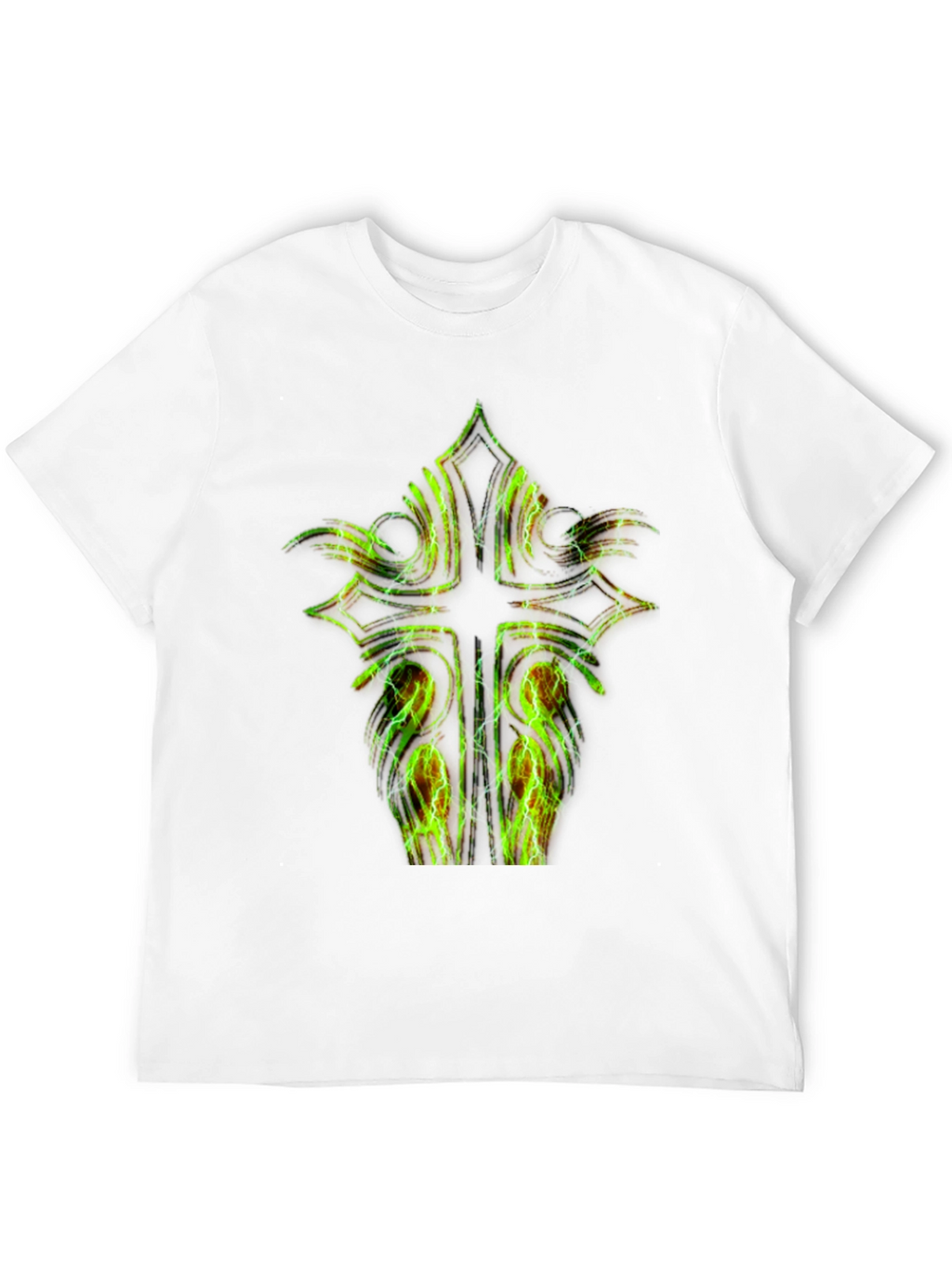 Electric Cross Graphic Black Tee