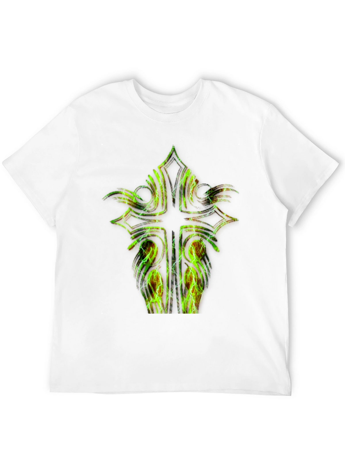 Electric Cross Graphic Black Tee