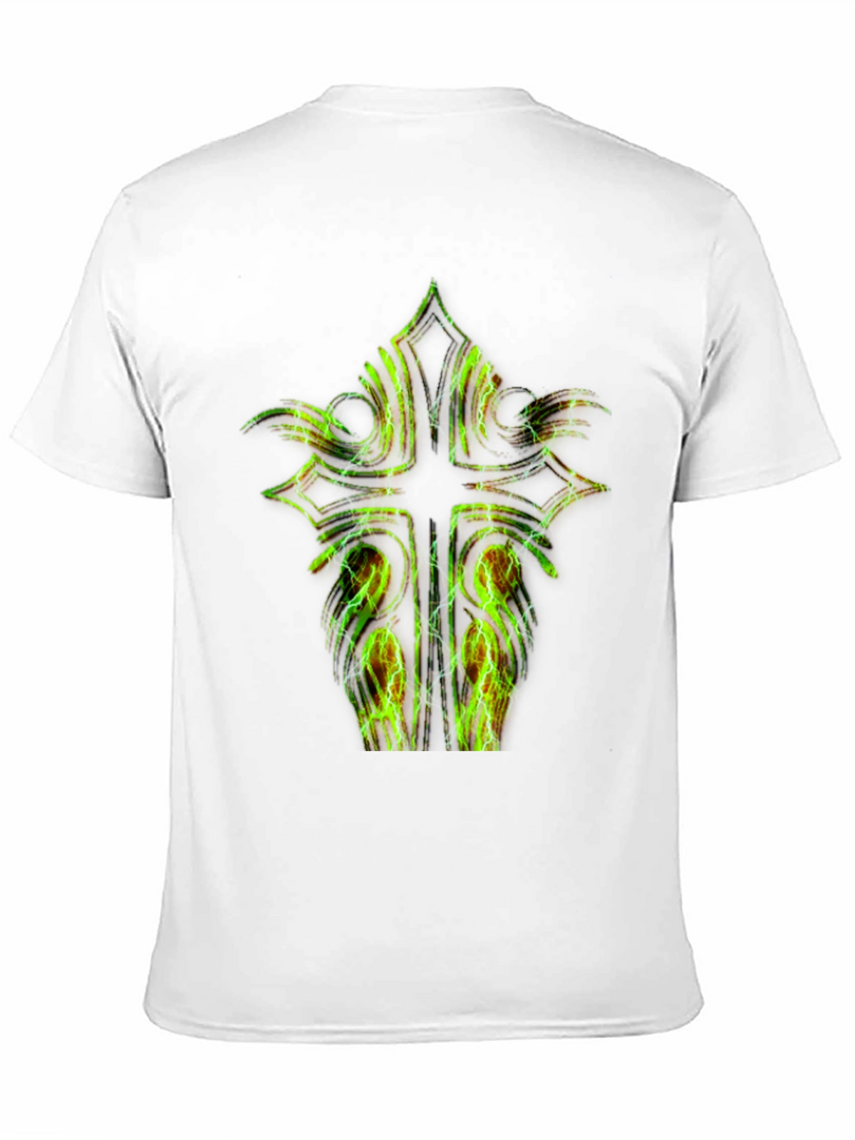 Electric Cross Graphic Black Tee