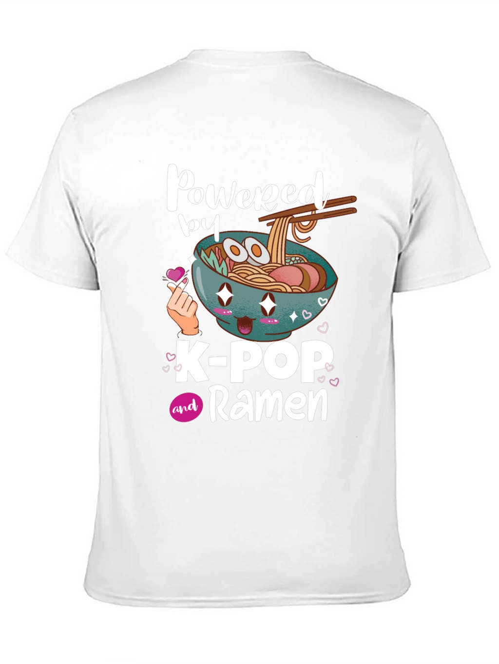 K-Pop and Ramen Graphic T-Shirt
