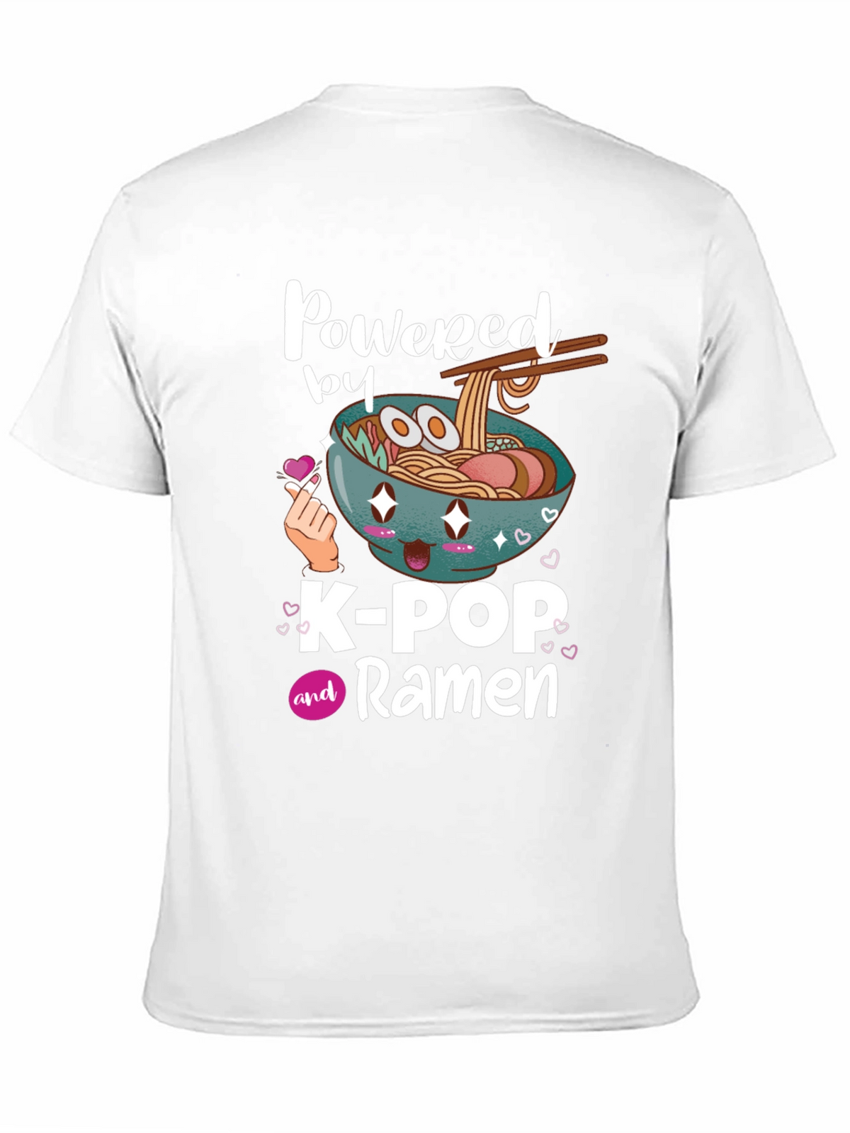 K-Pop and Ramen Graphic T-Shirt