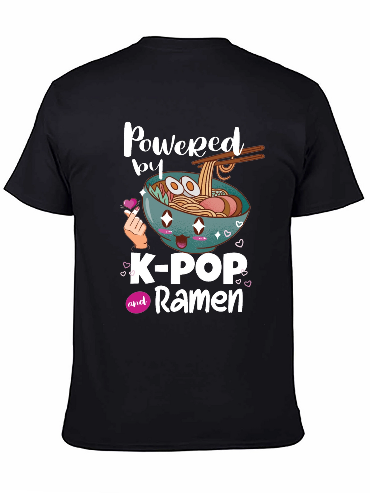 K-Pop and Ramen Graphic T-Shirt