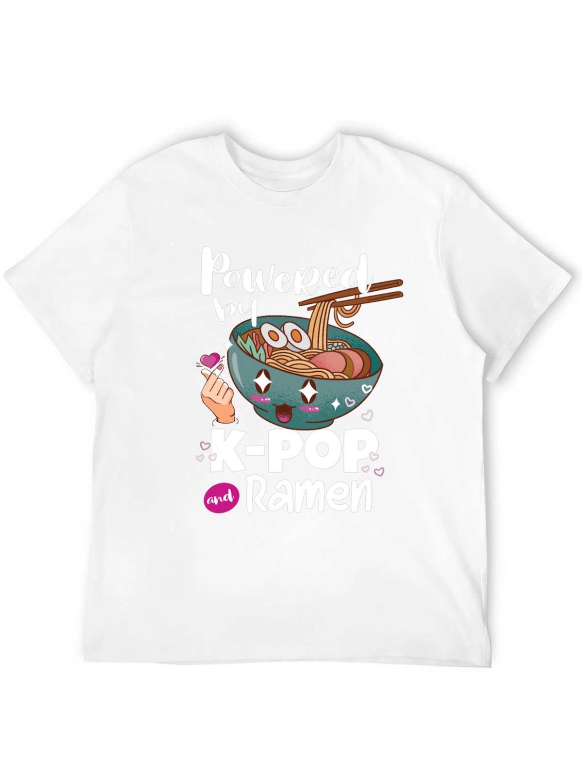 K-Pop and Ramen Graphic T-Shirt