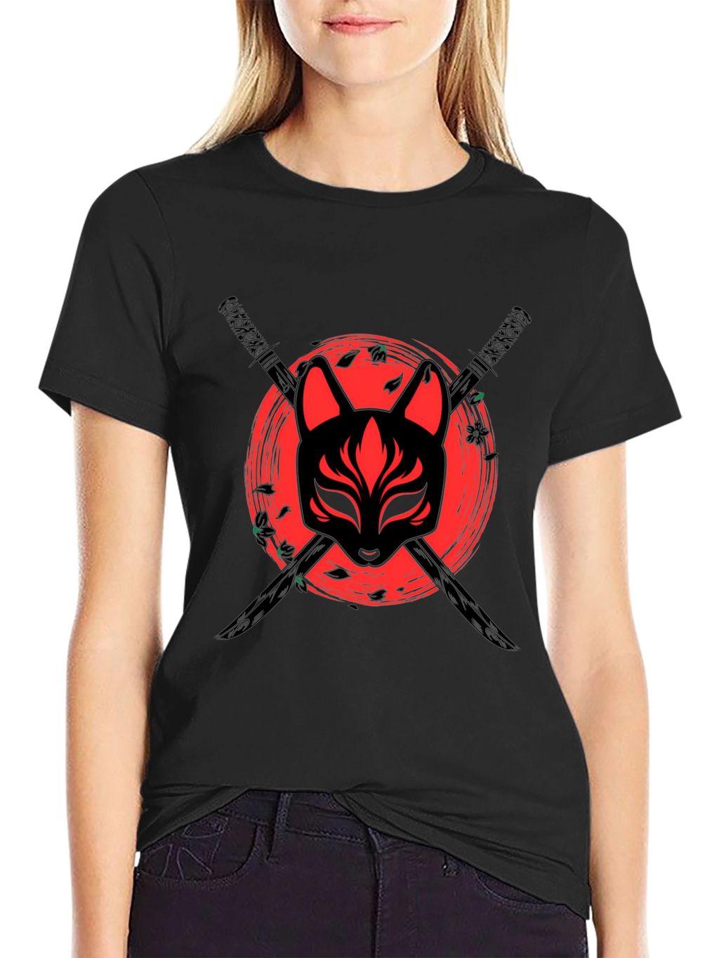 Samurai Fox Mask T-Shirt