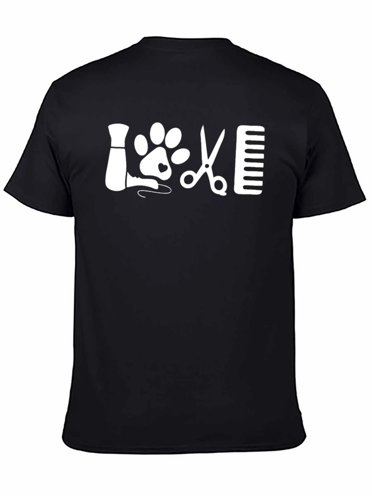 Love Dog Grooming T-Shirt Pet Stylist Tee