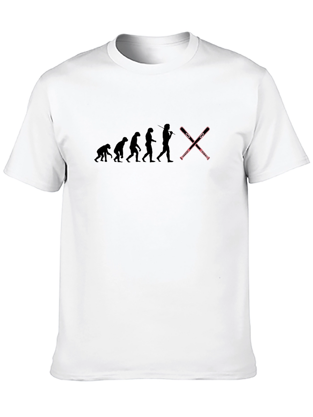 Evolution of Skiing Graphic Tee