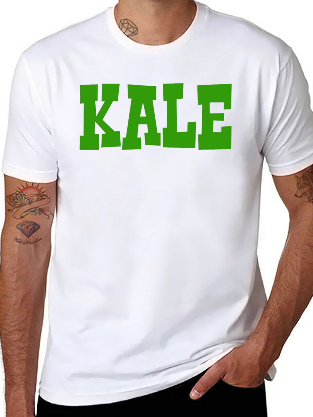 Kale Graphic Tee - Mens Black T-Shirt