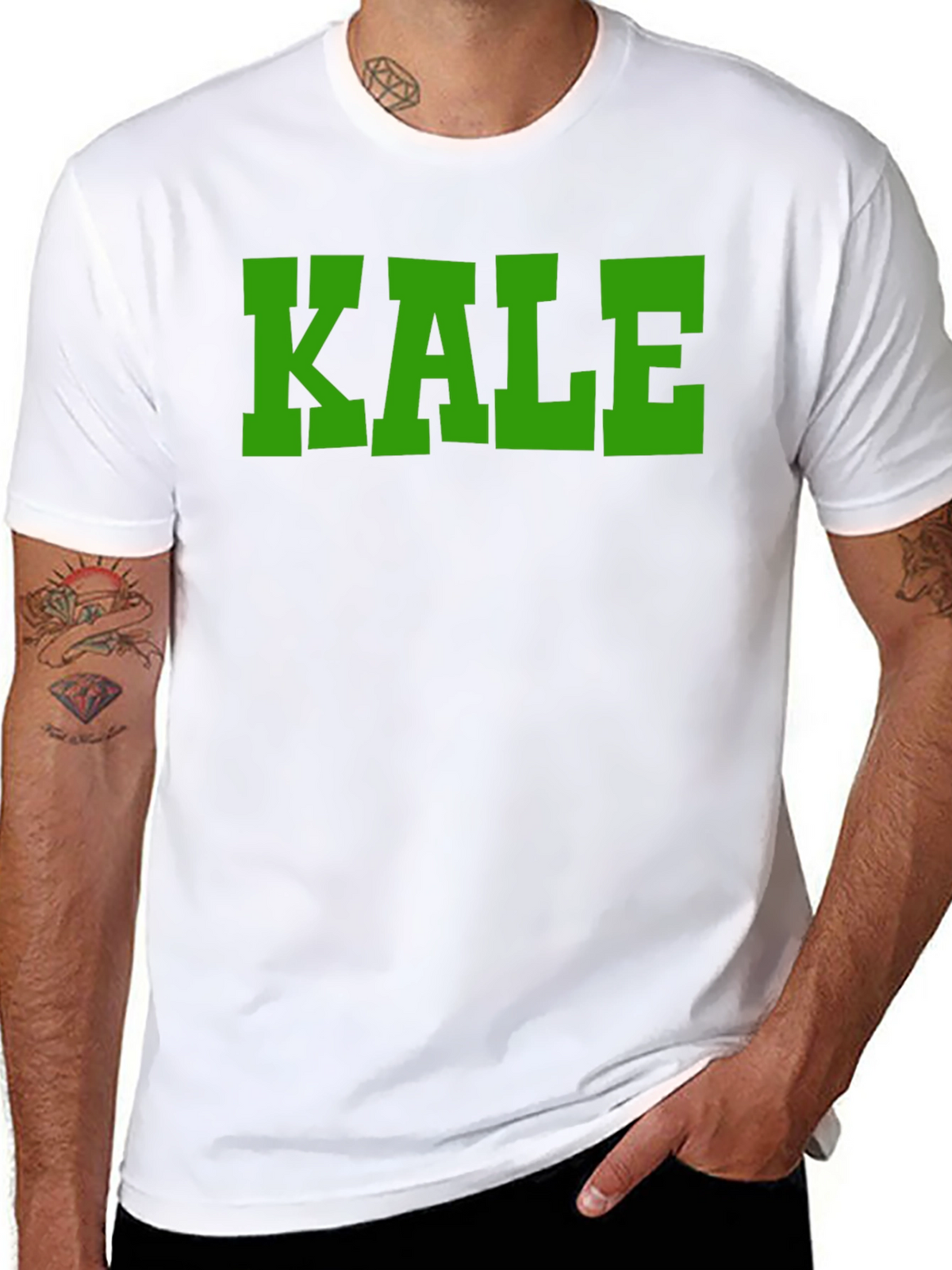 Kale Graphic Tee - Mens Black T-Shirt