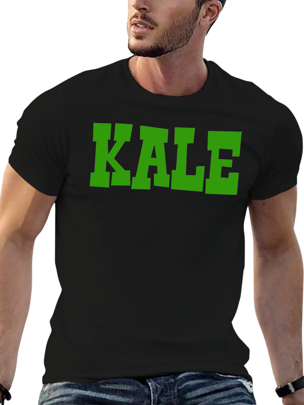 Kale Graphic Tee - Mens Black T-Shirt