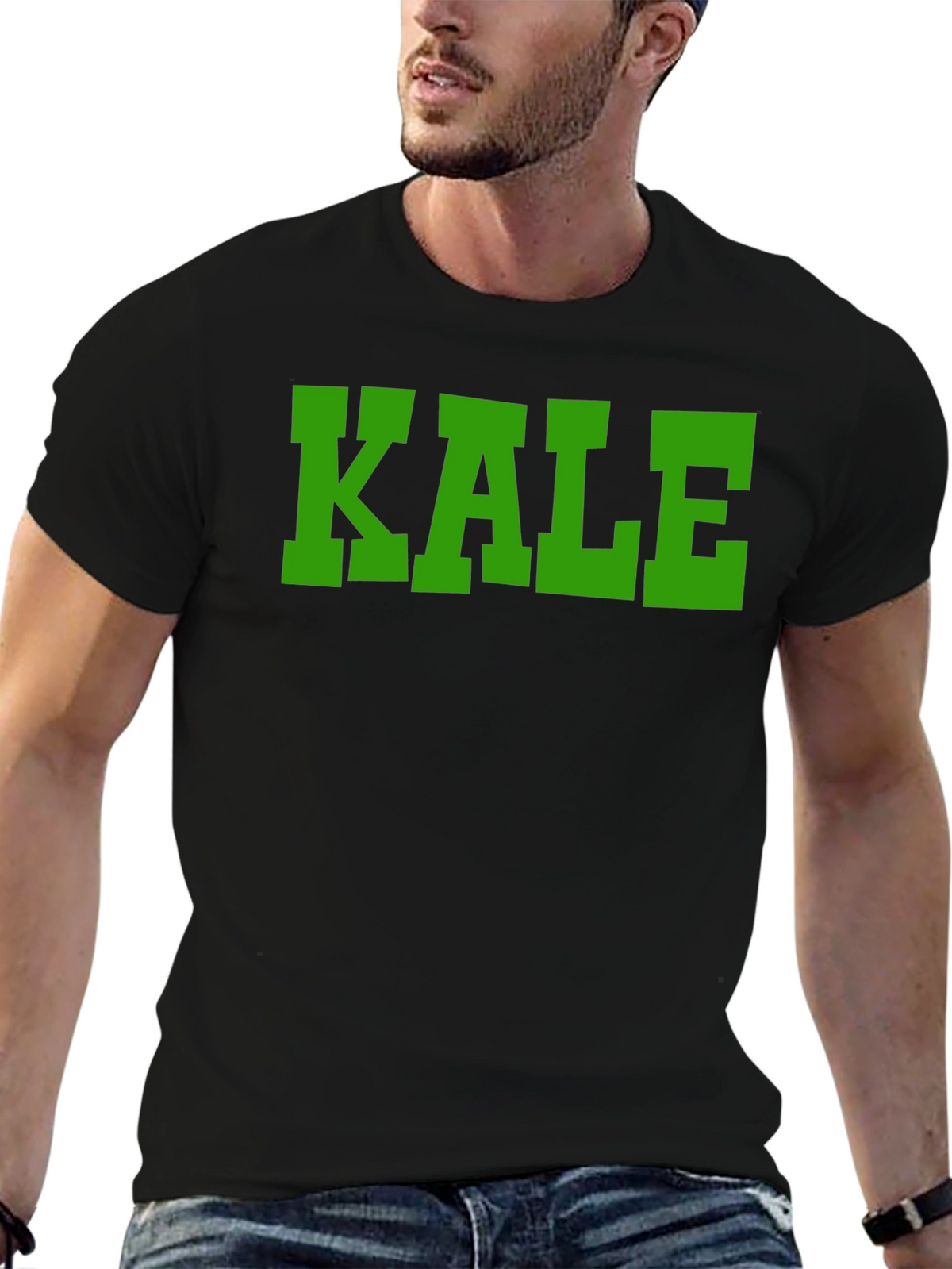 Kale Graphic Tee - Mens Black T-Shirt