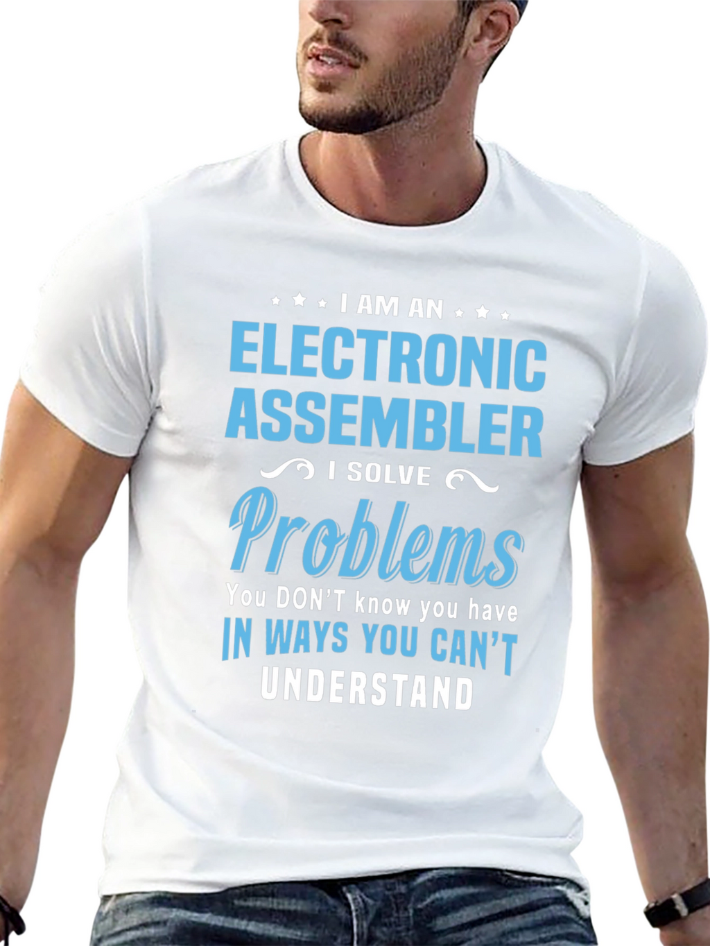 Electronic Assembler T-Shirt - Problem Solver Tee