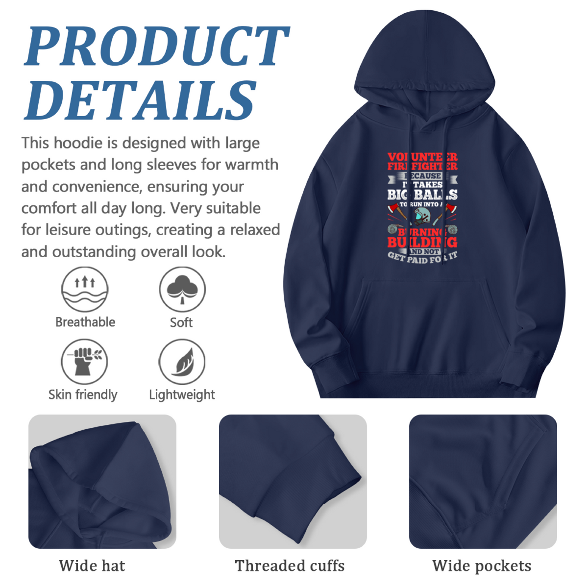 Volunteer Firefighter Hoodie