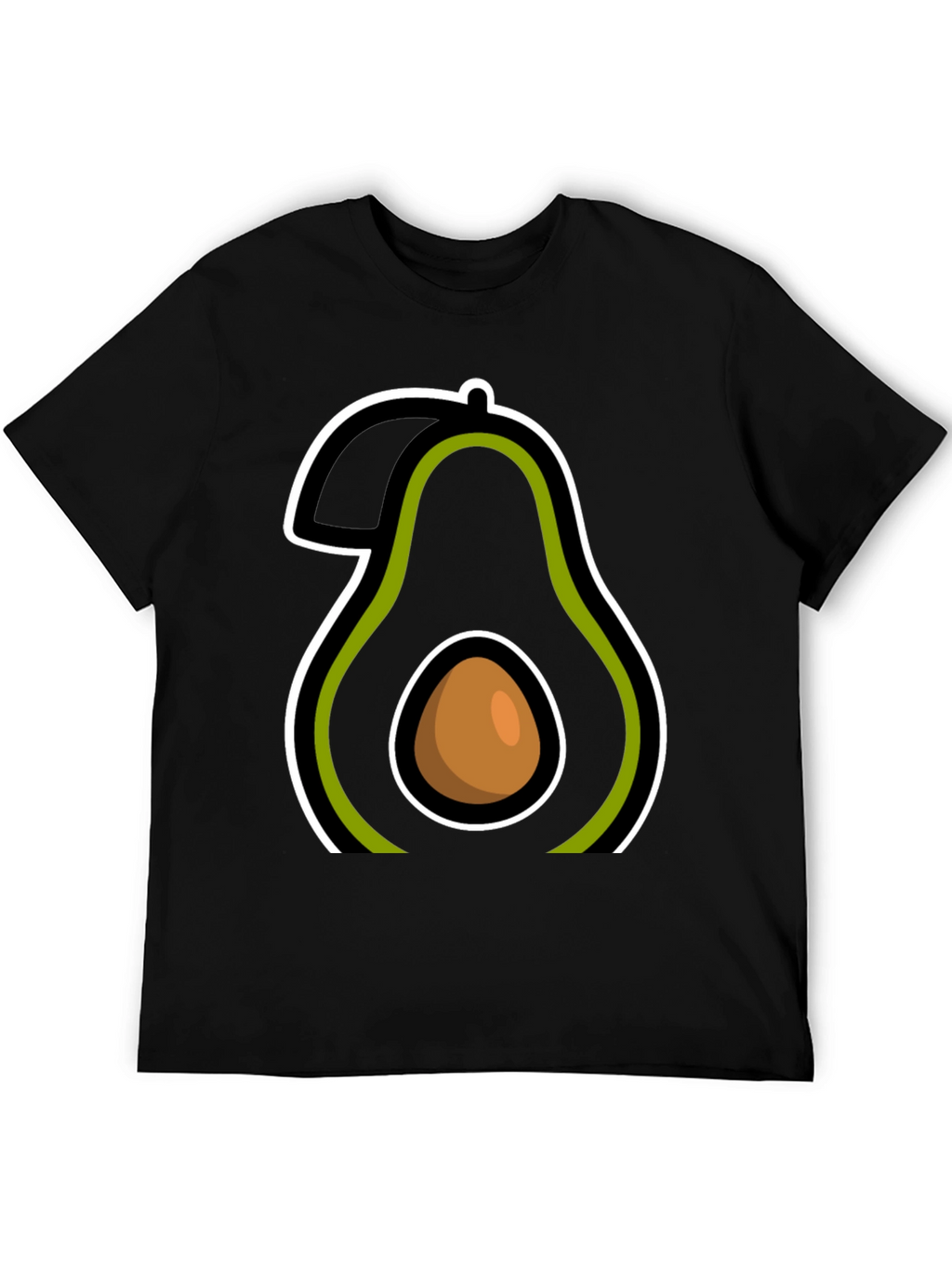 Avocado Graphic Tee - Casual Comfort