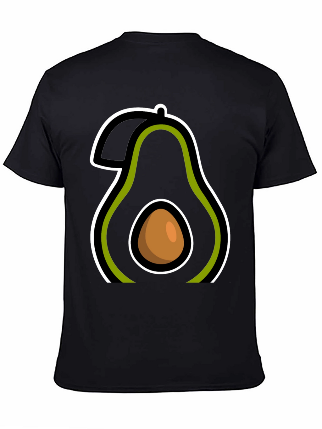Avocado Graphic Tee - Casual Comfort