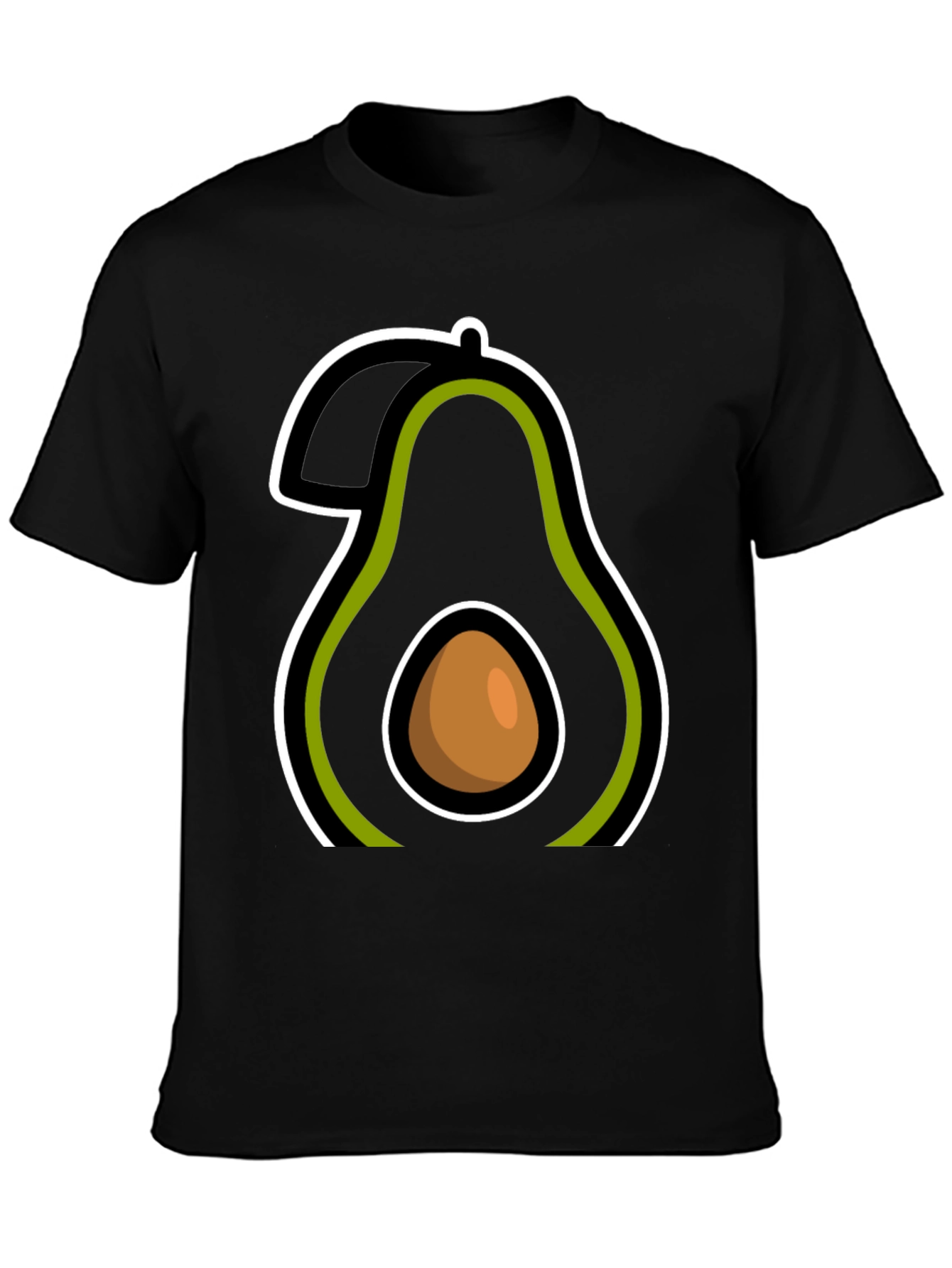 Avocado Graphic Tee - Casual Comfort