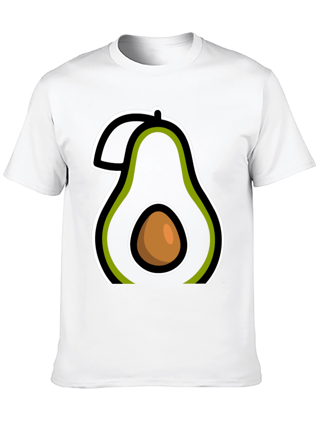 Avocado Graphic Tee - Casual Comfort