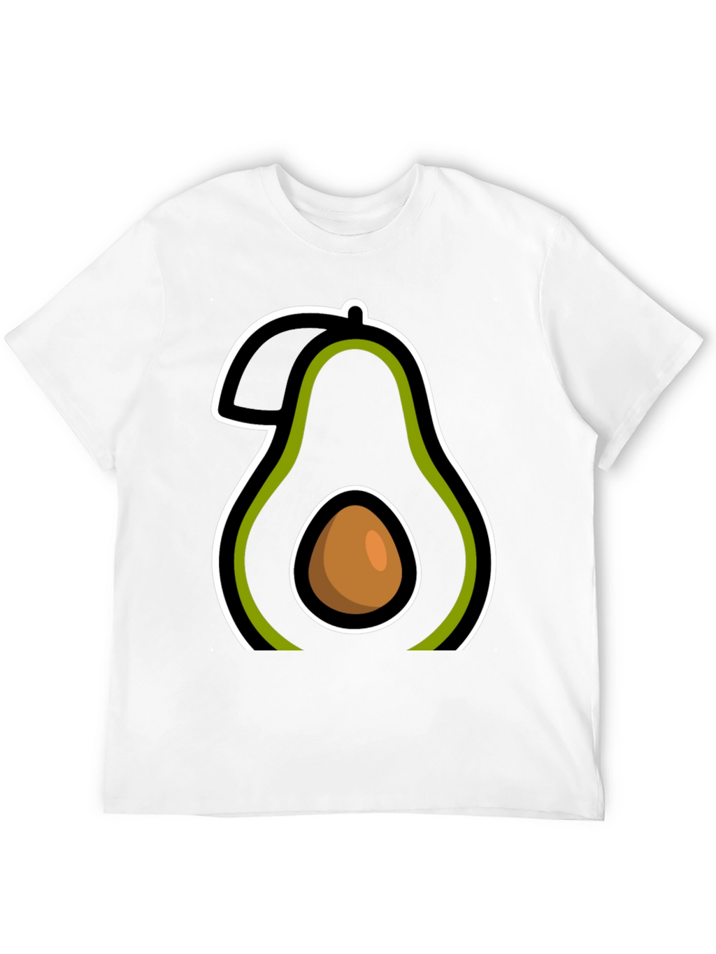 Avocado Graphic Tee - Casual Comfort