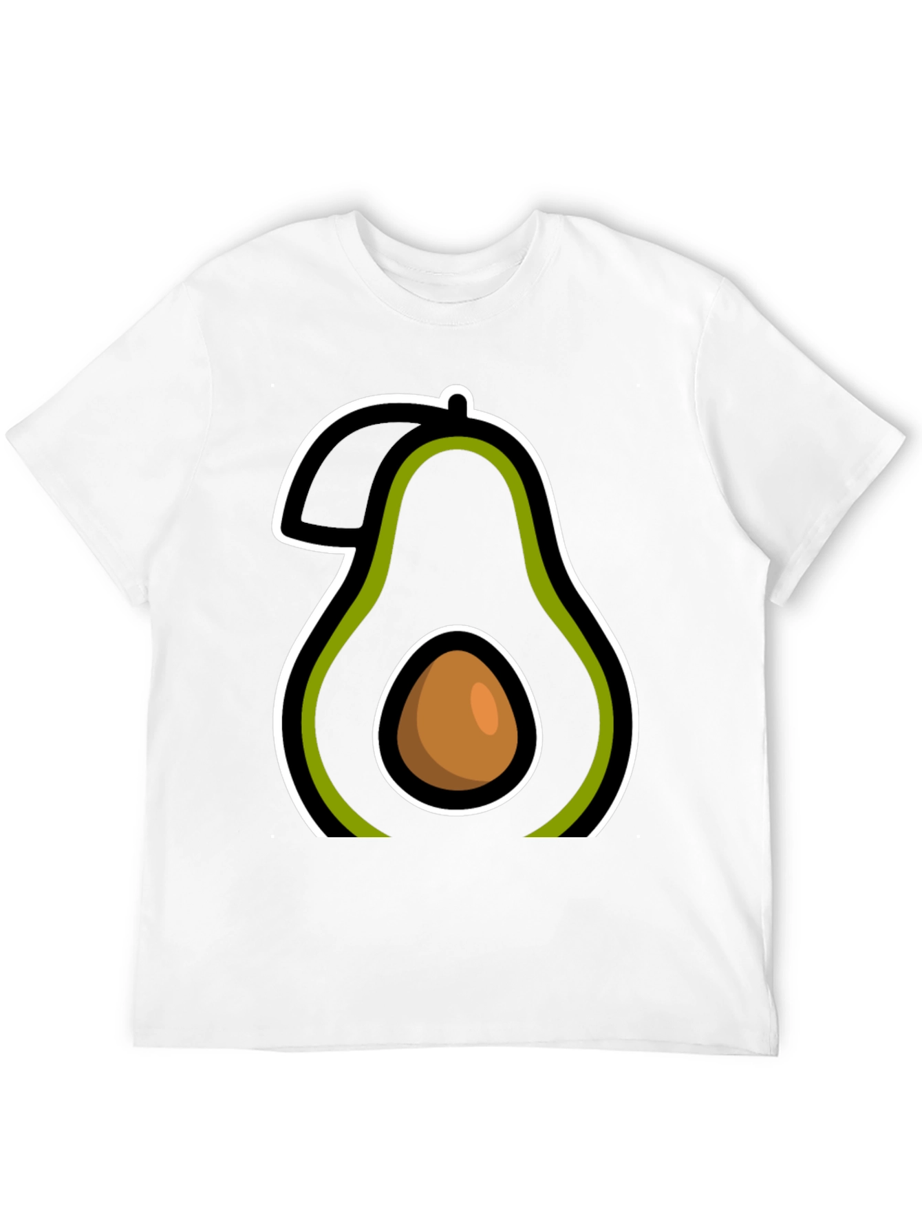 Avocado Graphic Tee - Casual Comfort