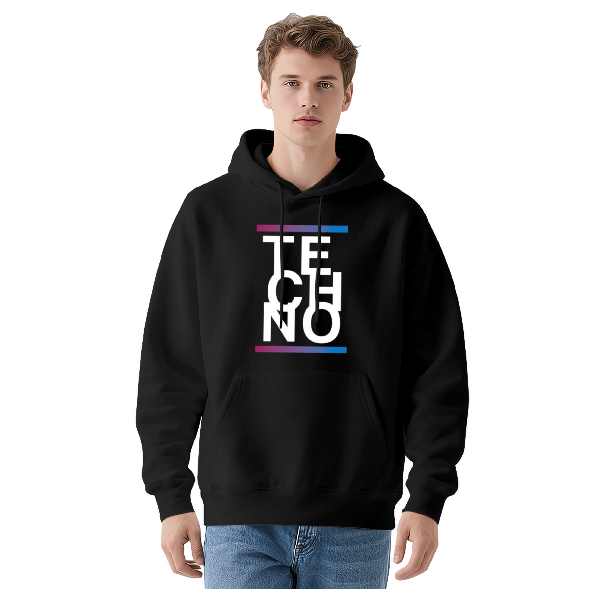 Modern Art Hoodie - Creative Print