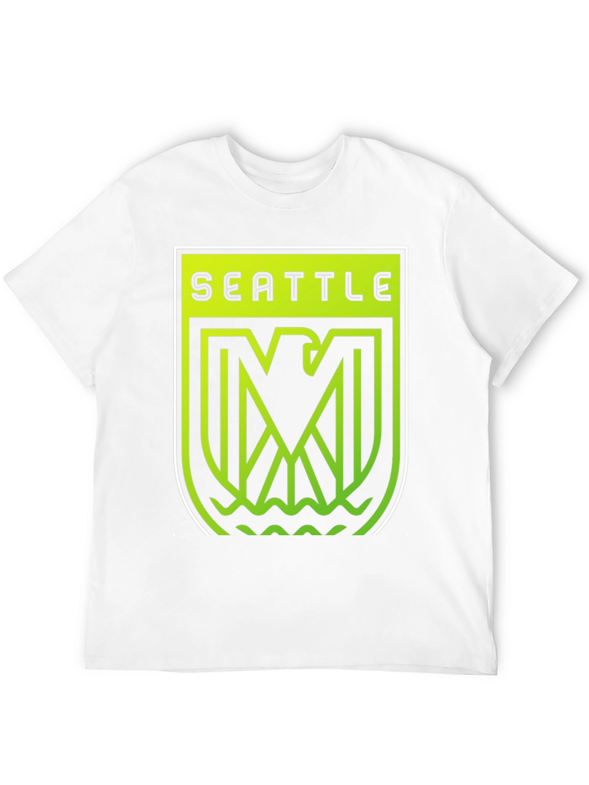 Seattle Emblem Graphic Tee - Black