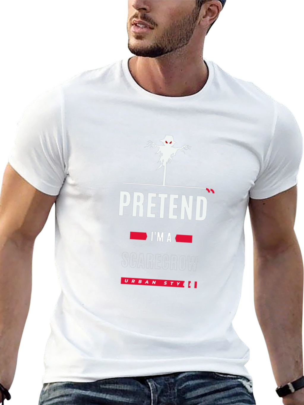 Pretend Im A Scarecrow T-Shirt - Urban Style