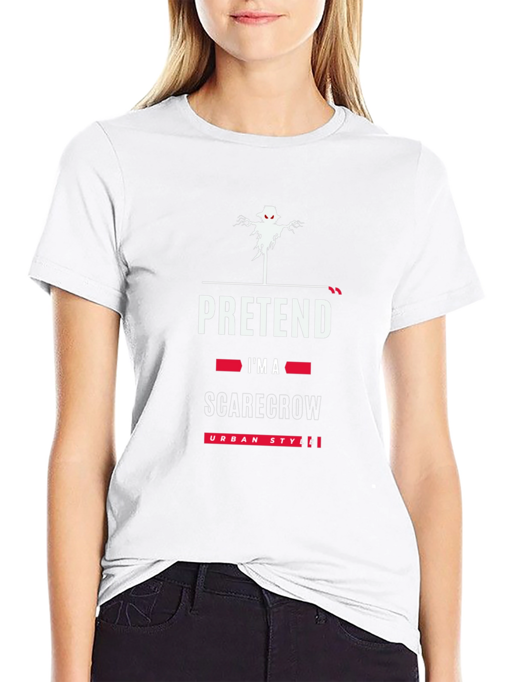Pretend Im A Scarecrow T-Shirt - Urban Style