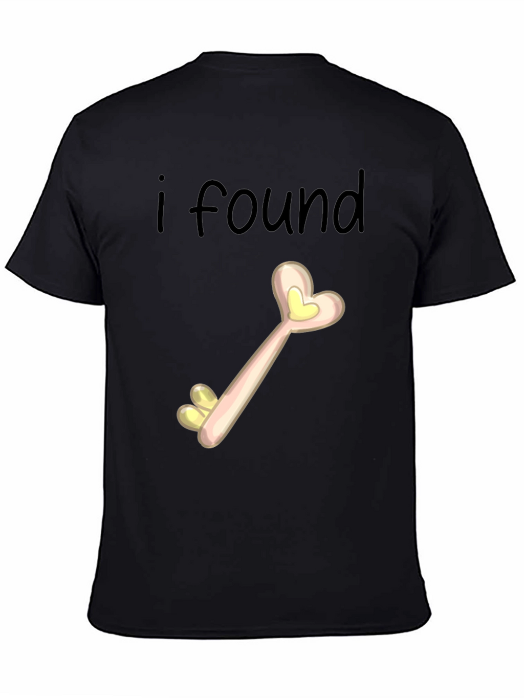 I Found My Key Heart T-Shirt Novelty Tee