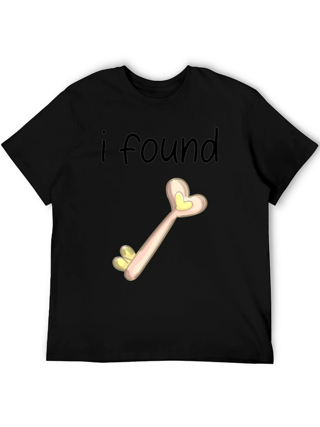 I Found My Key Heart T-Shirt Novelty Tee