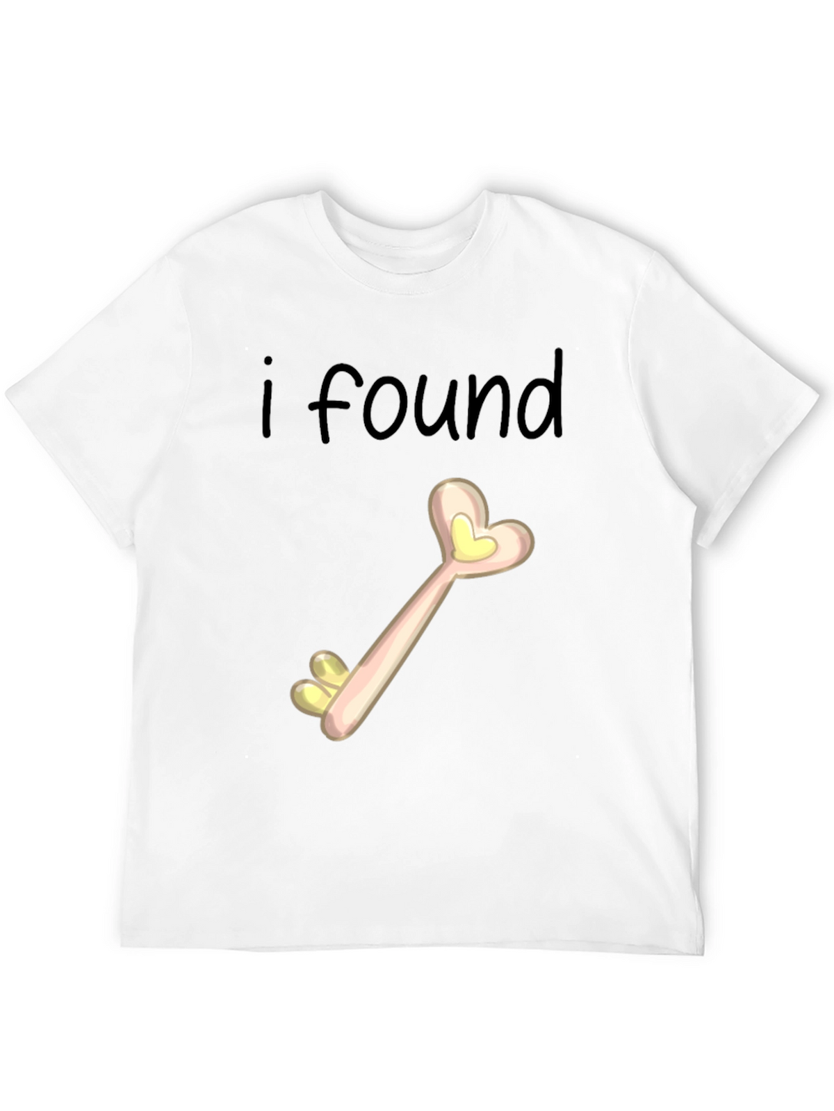 I Found My Key Heart T-Shirt Novelty Tee