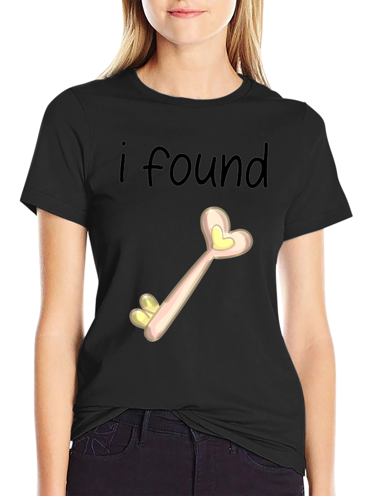 I Found My Key Heart T-Shirt Novelty Tee