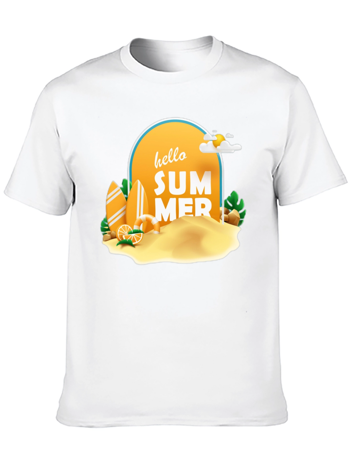 Hello Summer T-Shirt - Beach Vacation Tee