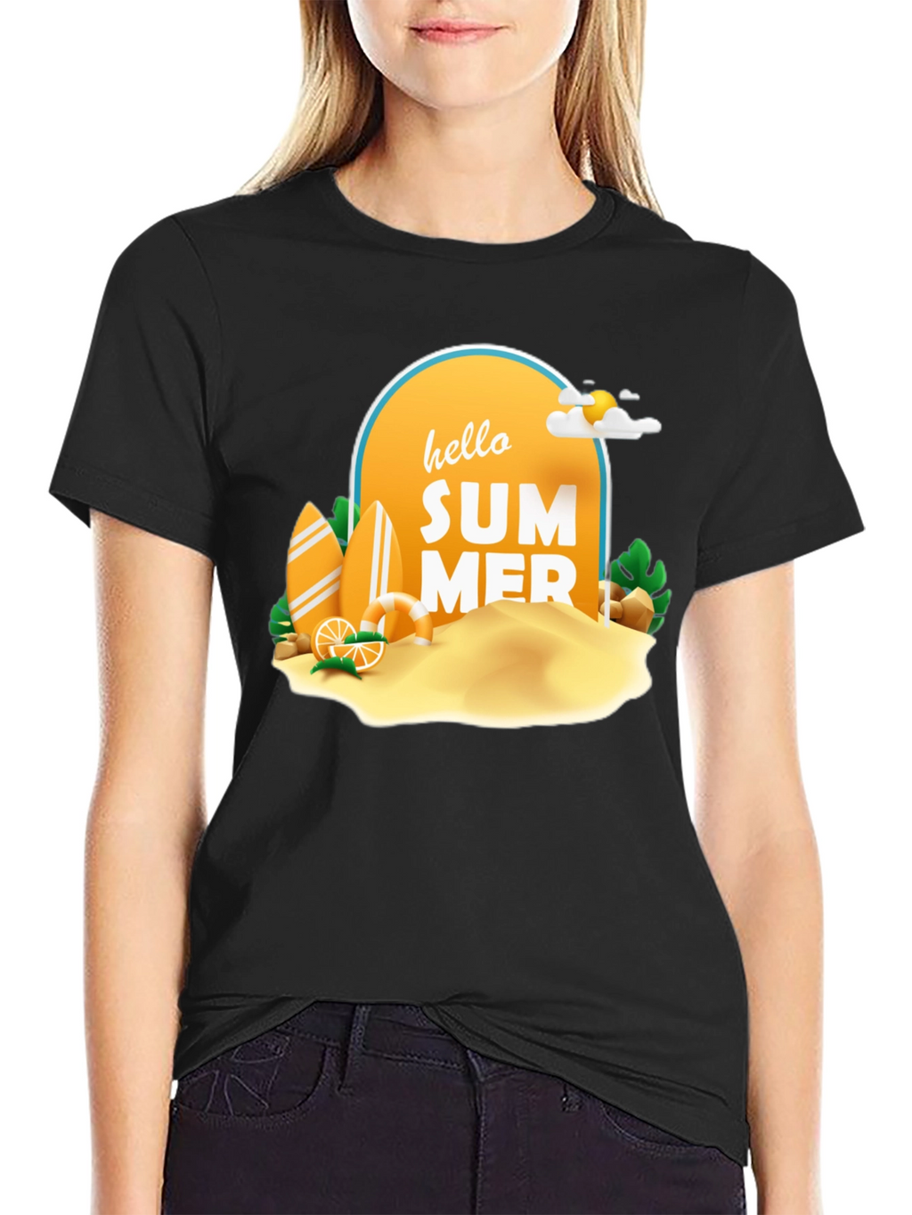 Hello Summer T-Shirt - Beach Vacation Tee