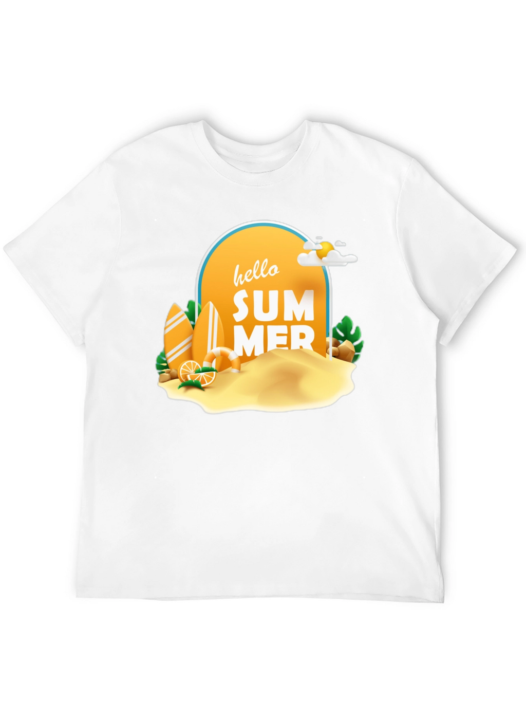 Hello Summer T-Shirt - Beach Vacation Tee