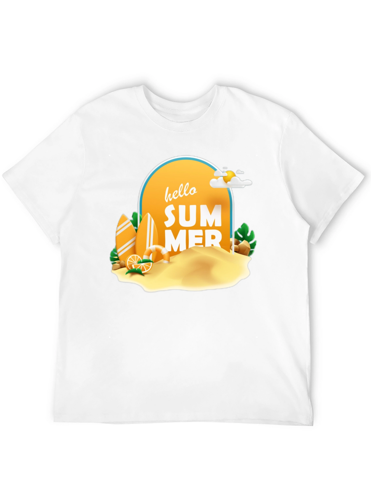 Hello Summer T-Shirt - Beach Vacation Tee