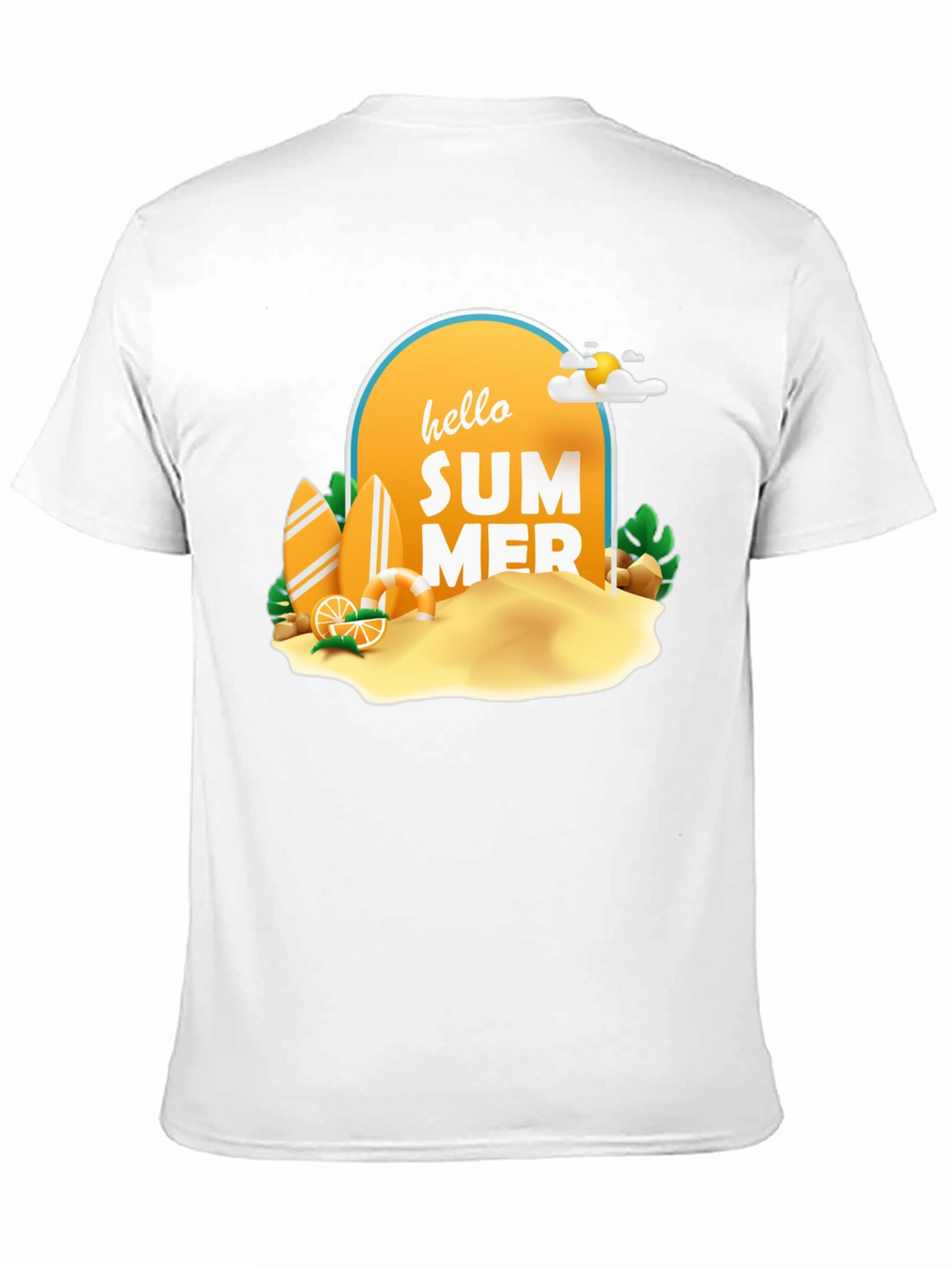 Hello Summer T-Shirt - Beach Vacation Tee