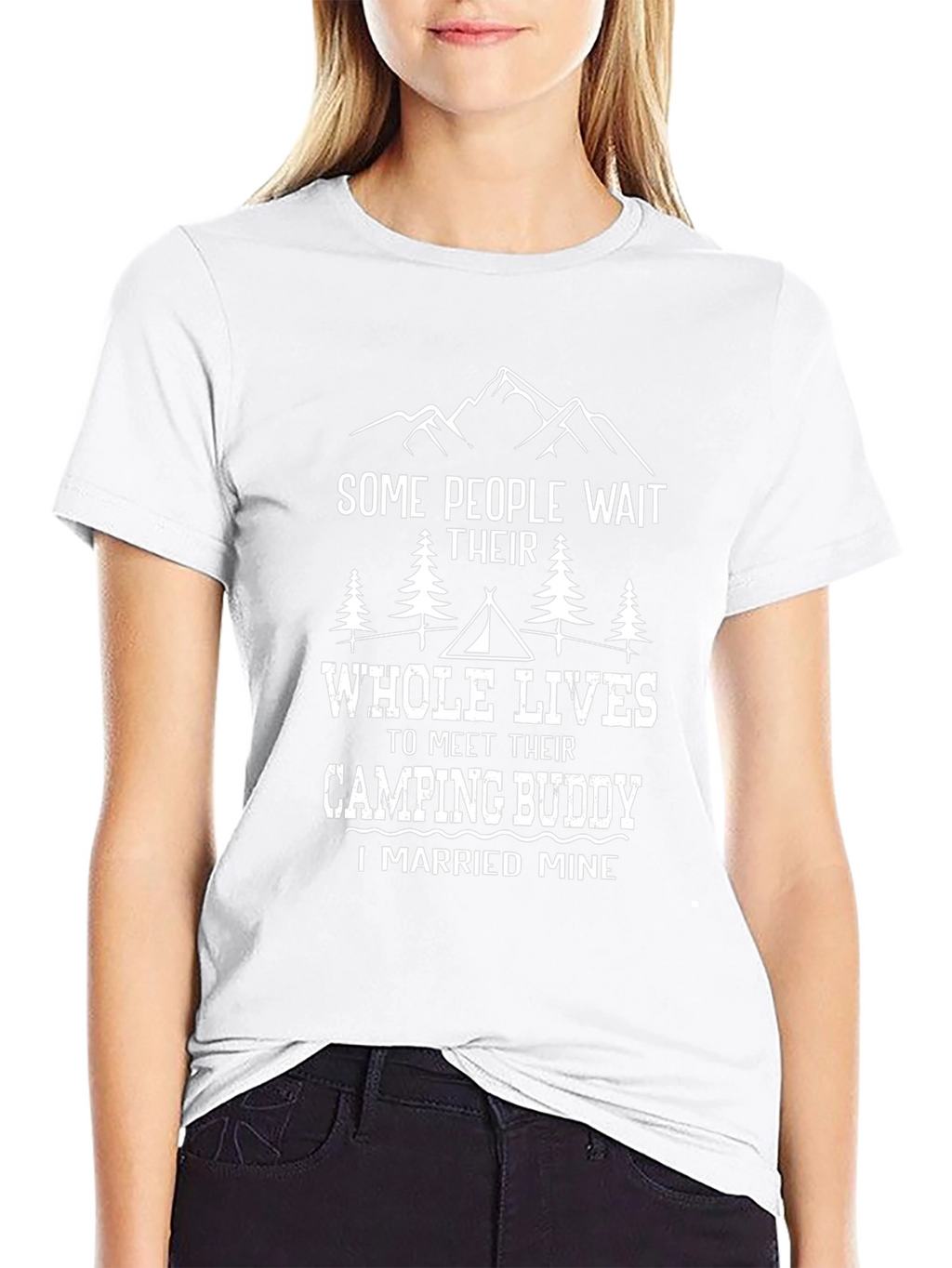 Camping Buddy T-Shirt - I Married Mine
