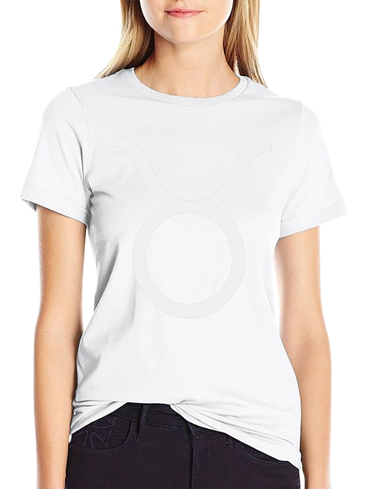 Taurus Zodiac Sign Black T-Shirt