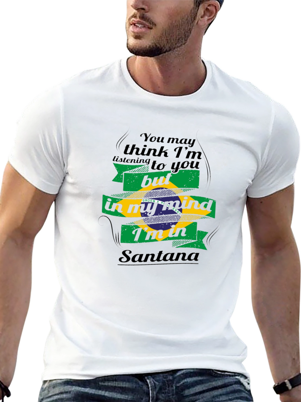 In My Mind Im In Santana T-Shirt