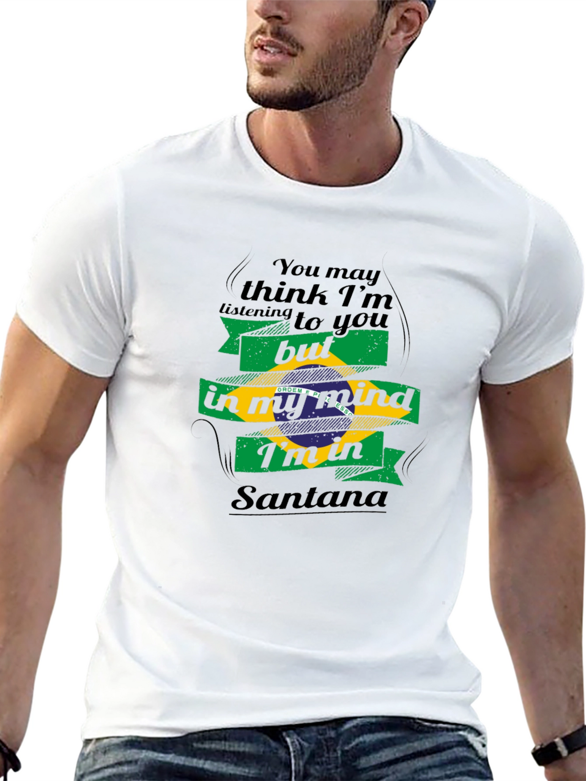 In My Mind Im In Santana T-Shirt