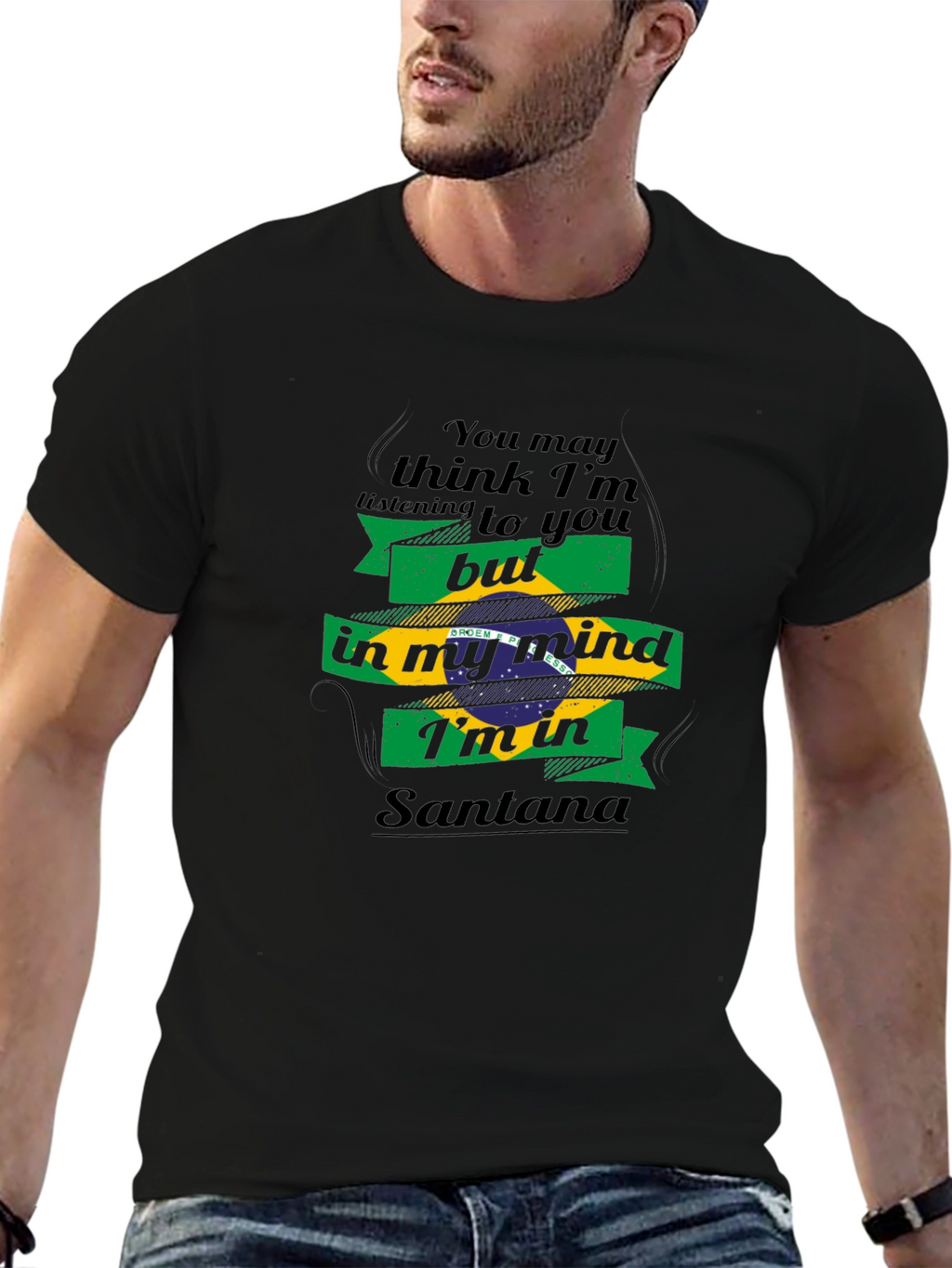In My Mind Im In Santana T-Shirt