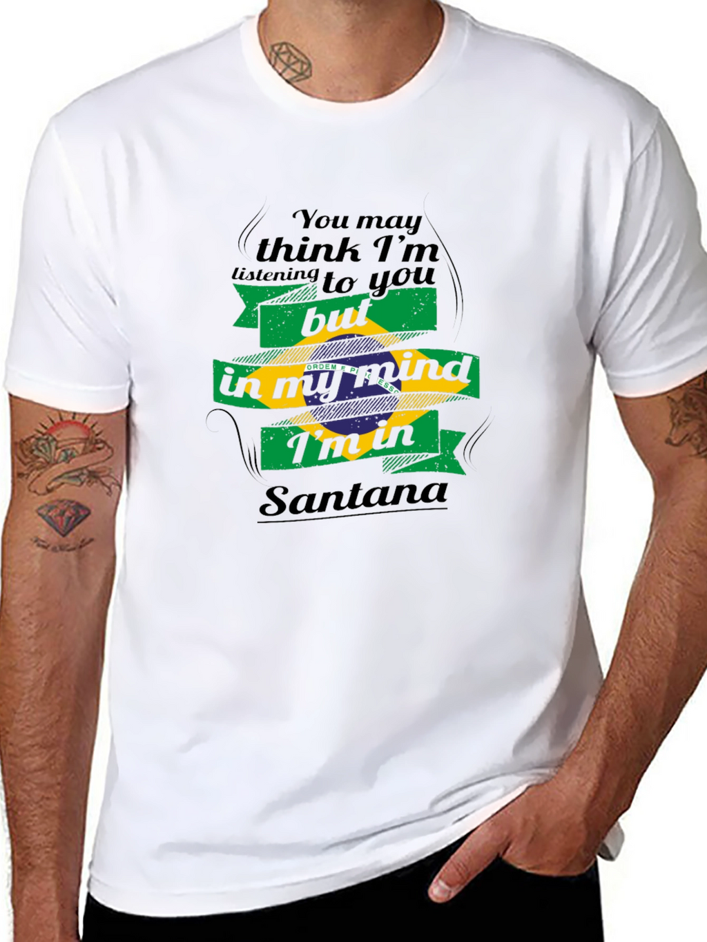 In My Mind Im In Santana T-Shirt